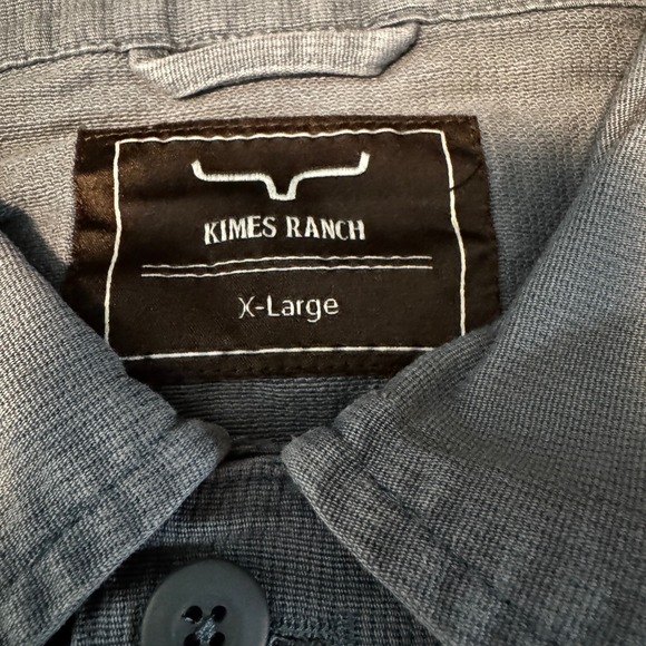 Kimes Ranch Rough Stock Jacket Mens XL Blue Chor Barn Landman Cowboy Western NEW - Picture 8 of 13